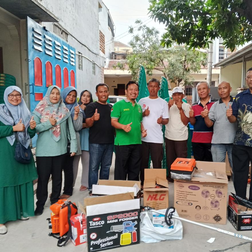 POKMAS RW.031 Dalam Kegiatan Serah Terima Dana Hibah